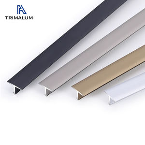 Profilé en T en aluminium ultra-fin pour revêtement de sol stratifié, seuil, <span class=keywords><strong>mur</strong></span> décoratif, <span class=keywords><strong>plafond</strong></span>, carrelage, joint de coulis - Product Image 2