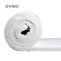25mm 50mm épaisseur fibre de céramique laine couverture haute température 1260C HA grade faible conductivité thermique pour four industriel