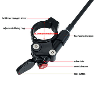 Levier de verrouillage à distance MAGICBROS pour <span class=keywords><strong>fourche</strong></span> de vélo de route et <span class=keywords><strong>VTT</strong></span>, pièces de réparation universelles, interrupteur de commande par câble pour SUNTOUR <span class=keywords><strong>MANITOU</strong></span> FOX - Product Image 2