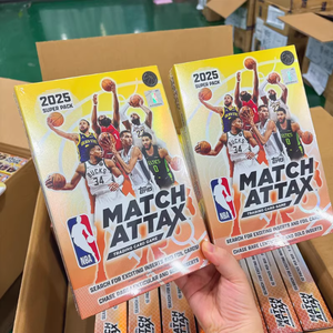 KAYOU 2025 <span class=keywords><strong>NBA</strong></span> MATCH ATTAX Carte de Match de Basketball Carte <span class=keywords><strong>Star</strong></span> Boîte Mystère Pack Énergie Pack Super-Pouvoir Jeu de Cartes à Collectionner TCG - Product Image 1