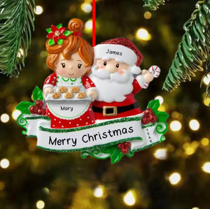 Pendentif de Noël en résine DIY, motif Mère Noël mignonne et chaleureuse, pour enfants, lumineux, étanche, haute qualité, pour la fête de Noël - Product Image 2