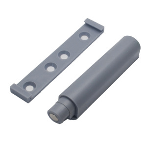 Rebound Magnetic <b>Door</b> Bumper Blue Plastic Handle Free Push Button Wardrobe Hardware <b>Spring</b> Switch <b>Door</b> Mount - Product Image 3