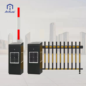 Năng lượng mặt trời cổng rào cản cho tự động xe bãi đậu xe kiểm soát truy cập tiết kiệm năng lượng bùng nổ hàng rào với năng lượng mặt trời cung cấp - Product Image 5