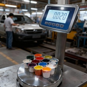 משקל דיגיטלי לערבוב צבע לרכב עם צג LCD ו-USB, מאזני שקילה אלקטרוניים, ניתן להתאמה אישית, OEM, ODM - Product Image 1