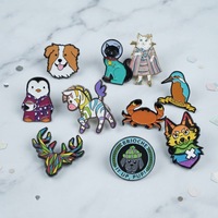 Pins de esmalte suave personalizados con dibujos animados, insignias metálicas con purpurina, fabricante de logotipos, impresión tipográfica, chapado, estilo animal, anime lindo, duro, bajo MOQ