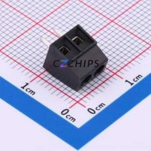 1985807 Screw Terminal Block Through hole Component (THT),P=3.5mm Connector 3.5mm Black Through Hole 2P - Product Image 1