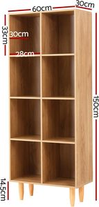 Étagère à livres à 4 niveaux, étagère murale d'angle en bois, bibliothèque de présentation, étagères à livres, support de <span class=keywords><strong>rangement</strong></span> pour <span class=keywords><strong>CD</strong></span>/<span class=keywords><strong>DVD</strong></span>, salon, chambre à coucher - Product Image 2