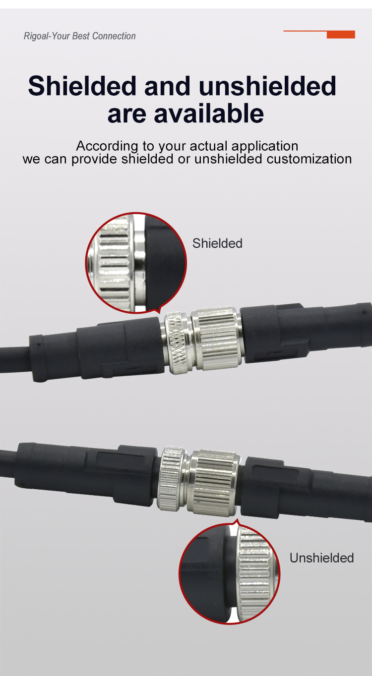 Screw Threaded M8 Y Splitter Male To Female 1 To 2 Plug M8 Y Type