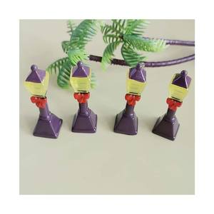 كميات كبيرة من نماذج مصابيح الشوارع الصغيرة ، تماثيل ، زخارف مصباح الشارع المصغرة لبيت الدمية والمناظر الطبيعية ، مورد حديقة الجنيات - Product Image 2