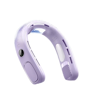 Ventilador de Cuello Portátil Sin Aspas, Carga Rápida Tipo-C, Aire Acondicionado Frío, Ligero para Viajes, Uso en el Auto y Oficina - Product Image 1