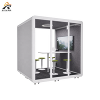 Cabine insonorisée portable, studio acoustique, bureau insonorisé, cabine de réunion, cabine multifonctionnelle, cabine silencieuse, cabine de travail pour bureau