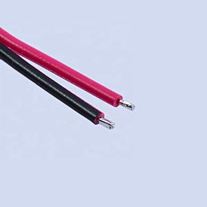 Красный 16AWG 2-жильный параллельный кабель 30 см длина Водонепроницаемый 2-контактный штекер разъем для жесткой проволоки Светодиодные полосы на заказ жгут проводов - Product Image 3