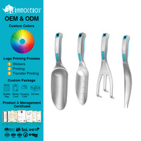 OEM/ODM Ensemble de 4 outils de jardinage en aluminium, poignée ergonomique antidérapante, légers et robustes pour la plantation