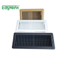Grille de sol en acier galvanisé anti-rouille Eayvent, robuste, pour passage piéton, couvercle de ventilation pour système de conduit sous plancher