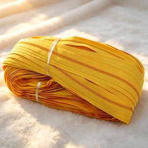 Vente en gros de fermetures éclair continues en nylon gris, rouleau de 5 mètres #   Chaîne longue robuste au mètre pour bagages et sacs à dos d'extérieur - Product Image 4