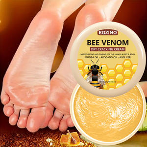 Baume hydratant pour les mains <span class=keywords><strong>et</strong></span> les pieds au venin d'abeille, crème hydratante pour les talons secs <span class=keywords><strong>et</strong></span> gercés, soin des brûlures, produit de soin de la peau - Product Image 1