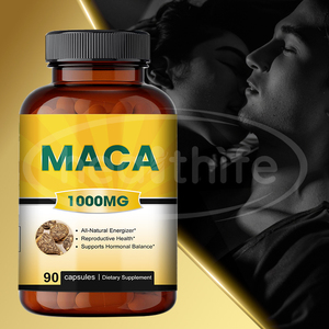 Mua 5 được 1 miễn phí chai người đàn ông năng lượng bổ sung thảo mộc Maca chiết xuất 1000mg Maca gốc viên nang - Product Image 1