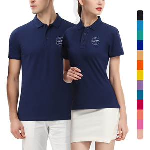 เสื้อโปโลผ้าฝ้าย5เส้นใยสแปนเด็กซ์สำหรับผู้หญิงเสื้อโปโลทรงเข้ารูปกระดุมพอดีตัวสำหรับผู้หญิง - Product Image 1