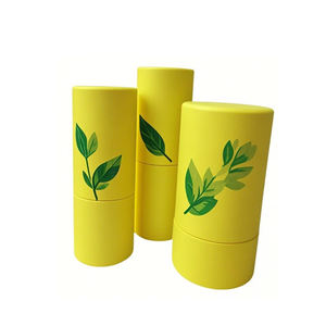 Tube à lèvres en papier vide pour la protection de l'environnement / Contenant pour gloss à lèvres en kraft / Tube rond en papier pour baume à lèvres - Product Image 1