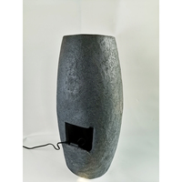 Fontaine d'intérieur moderne illuminée avec lumières LED, design abstrait pour la décoration de la maison et du jardin, articles OEM