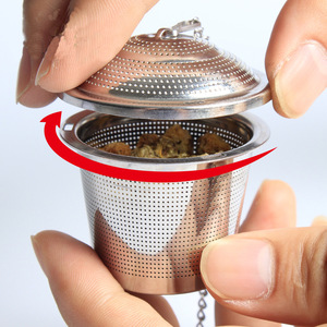 High-end 18/8 Stainless Steel Extra Fine Mesh Extended Chain <strong>Tea</strong> Spices , Seasonings Cooking Strainer <strong>Tea</strong> Infuser <strong>Tea</strong> <strong>Stainer</strong> - Product Image 5