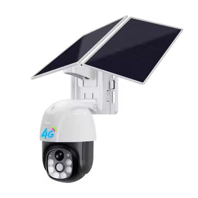 P5 Outdoor Security PIR AI Detection IP66 Wireless Color Night Vision Two Way Audio AI Human Tracking Solar 4G CCTV IP Camera