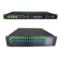 NETURAL 4/8/16 Portlu WDM EDFA PON 1550nm Optik Amplifikatör, Fiber İletişim için 23dB ile