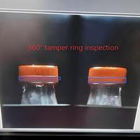 Comprobador de sistema de inspección de cámara de visión óptica tapa de botella de PET de vidrio completo \ Nivel de llenado \ código \ logo Inspector \ detector \ máquina clasificadora