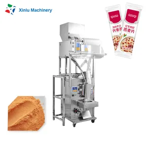 Hopper-Envasadora automática de alimentos secos, máquina de embalaje de 100G y 500g, 2 más