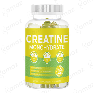 Amaz OEM Private Label Creatine Monohydrate Gummies para la fuerza del crecimiento muscular 5g 60 Count Vegan Gummies Non-GMO Gluten-Free - Product Image 2