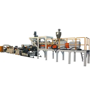 customized full automatic JinXin brand plastic PET sheet extruder for 100% recycling flakes making machine extruder plastic