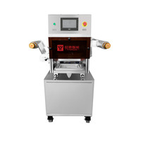 Machine d'emballage sous vide électrique verticale à atmosphère modifiée pour scellage de fruits de mer de boeuf et de poulet