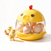 Petit incubateur d'œufs de caille ou de poulet, capacité de 6 ou 8 œufs, pour cours d'enseignement des enfants