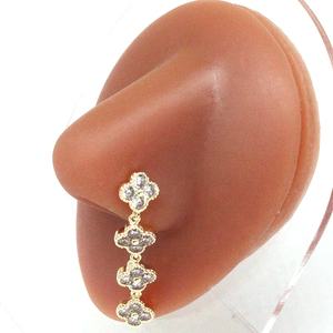 Новое поступление, длинный пирсинг для носа Gaby в форме цветка, кольца для носа из нержавеющей стали, индийские шпильки для носа, пирсинг, оптовая продажа, украшения для тела - Product Image 3