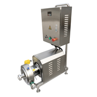 Machine sanitaire d'émulsion de dispersion de cisaillement élevé de canalisation d'étape de l'acier inoxydable