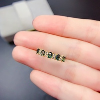 Confirmation Gift 925 Silver Natural Sapphire Oval Cut 18k Gold Plated Luxury Gemstone Ring Faith Journey for Wedding Party Gift