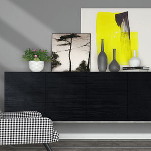 Color Negro 1220mm <span class=keywords><strong>Mesa</strong></span> Auto <span class=keywords><strong>adhesivo</strong></span> de grano de madera de <span class=keywords><strong>vinilo</strong></span> de la película para el armario de la cocina - Product Image 6