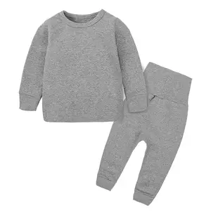 Vêtements de nuit unisexes pour bébés, sous-vêtements thermiques et souples pour garçons, vêtements pour tout-petits, prêt à l'emploi, pour l'hiver