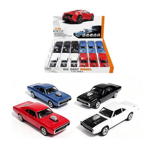 Modellino Auto in Lega Jacko Toys <span class=keywords><strong>Fast</strong></span> <span class=keywords><strong>Furious</strong></span> 7 Dodge Charger con Cofano Apribile, Confezione da 12 Pezzi, Giocattolo da Collezione EN71 ASTM - Product Image 6