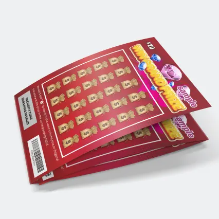 Personalizado enrolando risco offs lotto lotto cartas impressão risco fora instantâneo bilhete da lotto na china