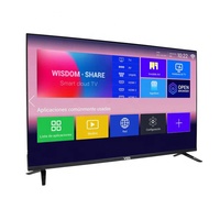 Televisor LED Inteligente VSTI de 75 Pulgadas para Hotel, 4K Ultra HD, Sin Marco, LCD, Android 11.0, 1.5G+8G, Pantalla Ancha, Carcasa Negra, Recepción PAL, LAN/WiFi