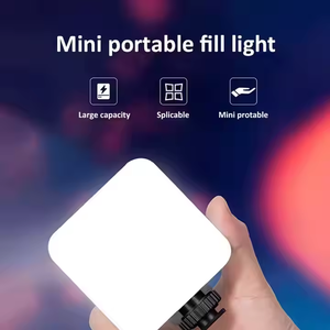 Luz RGB para Fotografía, Mini Luz Portátil Recargable, 3 Niveles de Brillo, Mini Luz Recargable para Selfies, Transmisión en Vivo desde el Teléfono - Product Image 5