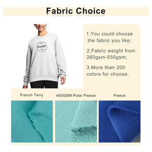 Jersey con estampado de calidad del fabricante, suéter de lana, hombro caído, gran tamaño, 100 algodón, rosa, sudaderas deportivas para mujer - Product Image 3