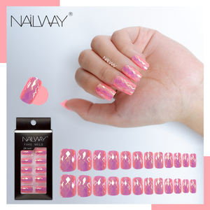 OFFRE SPÉCIALE 3D ROSE Holographique Presse Sur Les <span class=keywords><strong>Ongles</strong></span> Longueur Moyenne Carré <span class=keywords><strong>Faux</strong></span> <span class=keywords><strong>Ongles</strong></span> <span class=keywords><strong>Chrome</strong></span> <span class=keywords><strong>Faux</strong></span> <span class=keywords><strong>Ongles</strong></span> Artificiels - Product Image 2