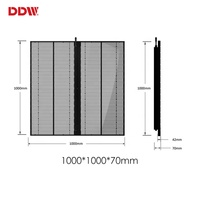 Écran vidéo publicitaire intérieur haute performance en aluminium P3.91-P7.81, affichage LED transparent haute résolution OEM pour centre commercial