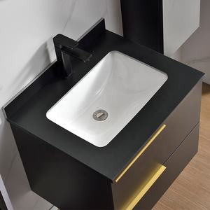 Vente en gros à des prix abordables <span class=keywords><strong>Meuble</strong></span>-lavabo <span class=keywords><strong>de</strong></span> <span class=keywords><strong>salle</strong></span> <span class=keywords><strong>de</strong></span> <span class=keywords><strong>bain</strong></span> suspendu avec lavabo, <span class=keywords><strong>ensemble</strong></span> <span class=keywords><strong>de</strong></span> meubles <span class=keywords><strong>et</strong></span> miroir LED pour l'Europe - Product Image 3