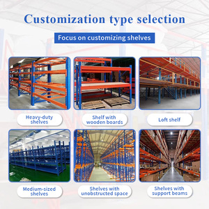HY stockage étagère en métal entrepôt étagère étagère rayonnage industriel à usage moyen étagères de rechange Auto pièces Longspan rayonnage - Product Image 3