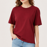 Vente en gros de vêtements pour femmes de luxe, qualité supérieure, logo personnalisé imprimé en relief, lettres 3D, motif Argyle, coton/fibre de bambou écologique, style streetwear