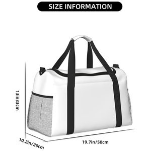 Bolsa Deportiva de Lujo con Cierre y Logotipo Personalizado para Viajes, Gimnasio y Uso al Aire Libre, Unisex - Product Image 4