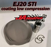 Kit de pistons forgés en aluminium EJ20 STI 4032 avec revêtement phosphate pour modification de moteur turbo